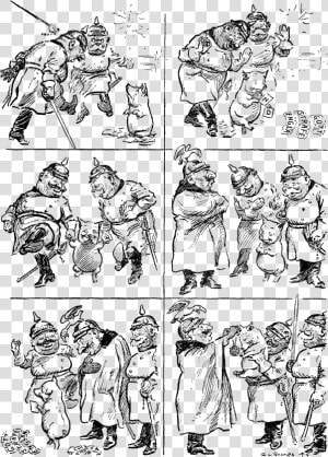 Punch S History Of The Great War P63   World War 2 Cartoons  HD Png Download