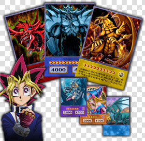 Title Style Max Height   Yami Yugi Anime Style Card  HD Png Download