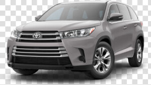 2018 Highlander Le Banner   2019 Toyota Highlander Xle Silver  HD Png Download