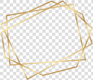  geometric  frame  border  gold   Gold Geometric Lines Borders  HD Png Download