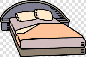 Bed Bedroom Cartoon Bed making Clip Art Cliparts Free   Bed Clipart  HD Png Download