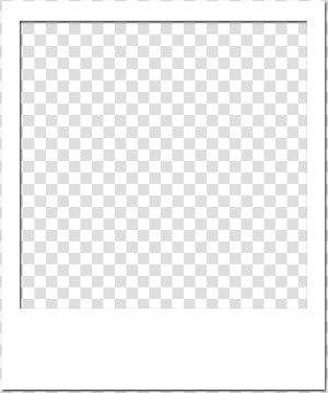 And White pattern   Polaroid Photo Actual Size  HD Png Download