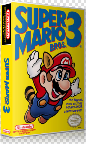 Nes Super Mario Bros 3 Retail Game Cover To Fit A Ugc   Super Mario Bros 3  HD Png Download