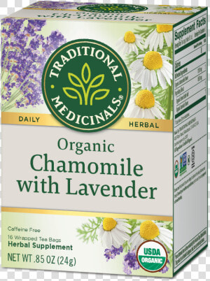 Traditional Medicinals Chamomile With Lavender  HD Png Download