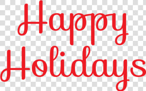 Download For Free Happy Holidays Png In High Resolution   Happy Holidays Clip Art Png  Transparent Png