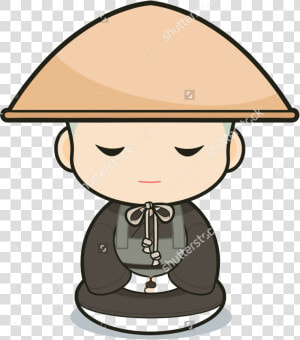 Monasticism Clipart   Buddhism In Japan Cartoon  HD Png Download