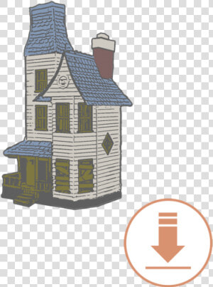 Gerard Way Haunted House Pin  HD Png Download