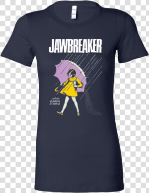 Jawbreaker Salt Girl Womens Navy Tee  HD Png Download