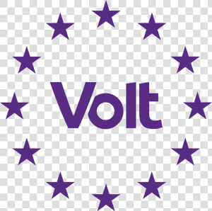 Volt Logo And Stars Purple  HD Png Download