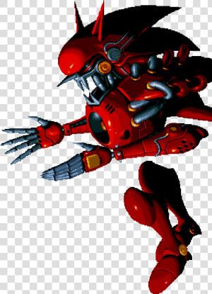 Metal Sonic Kai  The Final Boss Of Knuckles Chaotix   Knuckles Chaotix Super Metal Sonic  HD Png Download