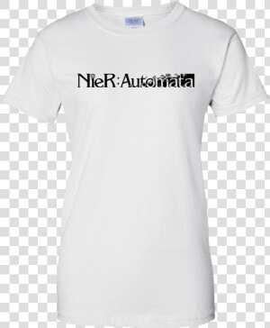 Nier Automata Logo Words Shirt  Hoodie   T shirt  HD Png Download