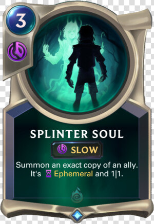 Splinter Soul Card Image   Legends Of Runeterra Thresh  HD Png Download