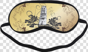 The Leaning Tower Of Pisa Sleeping Mask   Eye Mask With Googly Eyes  HD Png Download