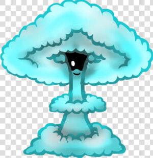 Transparent Mushroom Cloud Png   Pvz Fanmade Plants  Png Download