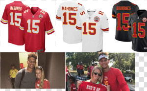 Patrick Mahomes Jersey And Girlfriend   Sports Jersey  HD Png Download