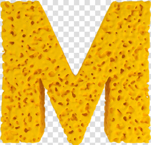 Yellow Sponge Font   Sponge 3d Letter  HD Png Download