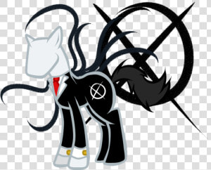 My Little Pony Slender Man Xd   Mlp Slender Man  HD Png Download