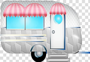 Trailer  Caravan  Retro  Camper  Camping  Travel   Illustration  HD Png Download