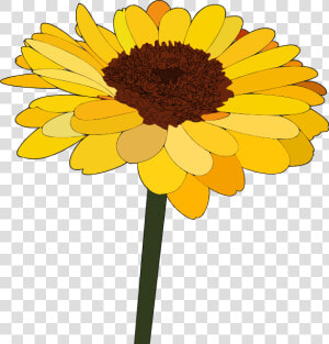 Sunflower Svg Clip Arts   Sunflower Cartoon Png  Transparent Png