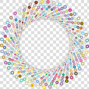 Colorful Circles Shutter Vortex  HD Png Download