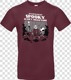 Ilustrata Spooky Scary Skeletons T shirt B amp c Exact   Gamer T Shirt No Background  HD Png Download