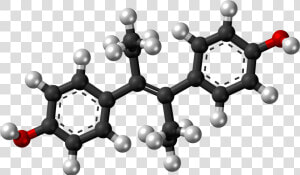 Diethylstilbestrol Molecule Ball   Ocrelizumab Chemistry  HD Png Download