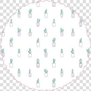  aesthetic  whiteaesthetic  white  cactus  pastel  circle   Circle  HD Png Download