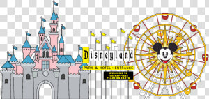 Disneyland California Re P   Sleeping Beauty Castle Clipart  HD Png Download