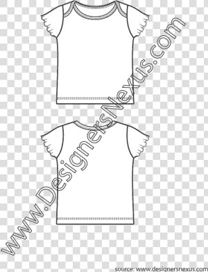 Newborn Infant Girls Lap Shoulder T Shirt Ⓒ   Illustration  HD Png Download