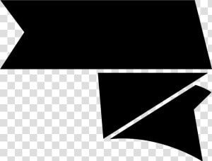 Ribbon Black Shape   Black Shape Png  Transparent Png