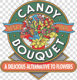 Candy Bouquet Logo  Candy Bouquet Logo Vector   Label  HD Png Download