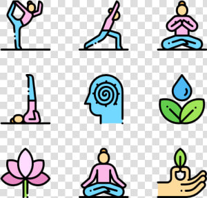 Yoga And Mindfulness   Mindfulness Meditation Clip Art  HD Png Download