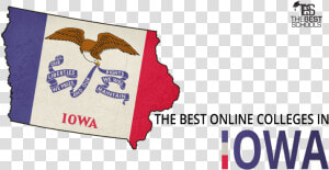 Hero Image For The Best Online Colleges In Iowa   Iowa State Flag  HD Png Download