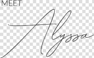 Alyssa   Calligraphy  HD Png Download