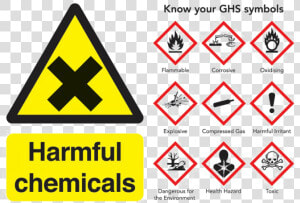 Transparent Danger Sign Png   Chemical Signs  Png Download