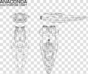 Port Drawing Sparth   Elite Dangerous Anaconda Logo  HD Png Download