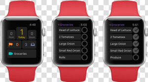 Grocery Shopping With Omnifocus   Omnifocus Apple Watch  HD Png Download