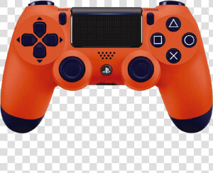 Video Game Controller Png   Ps4 Controller Sunset Orange  Transparent Png