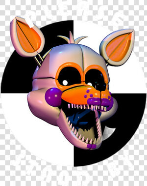  lolbit  fnaf  orange  fox  five  nights  background  HD Png Download