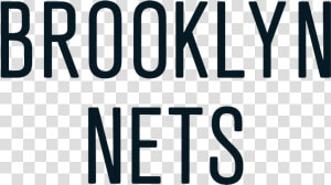 Brooklyn Nets Logo Font   Brooklyn Nets Word Logo  HD Png Download