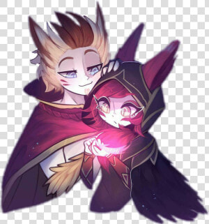  rakan  xayah  lol  couple  leagueoflegends  rakan   Xayah Y Rakan Stickers  HD Png Download