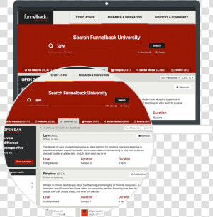 Laptop With Fbhe Course Search   Funnelback Search Results  HD Png Download