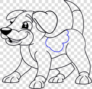 Clip Art How To Draw A   Draw Dog Images Cartoon  HD Png Download