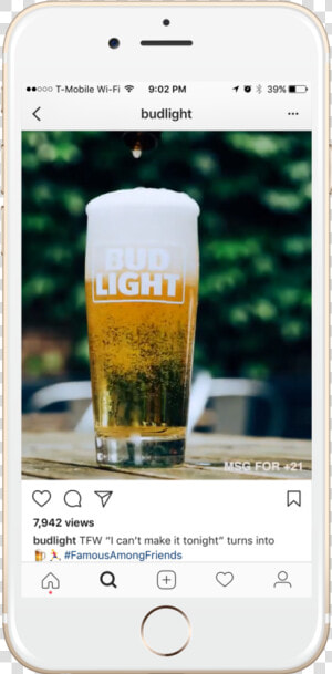 Budlight Phonemock4   Iphone  HD Png Download