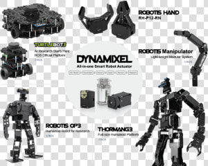 Robot Developers Use Dynamixel Actuators To Build Robots   Robotis Thormang3  HD Png Download