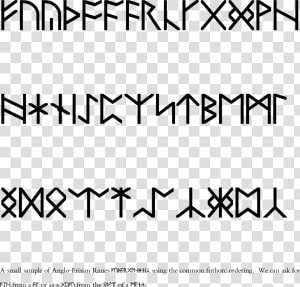 Runes For Bembino     Anglo Frisian Futhorc  HD Png Download