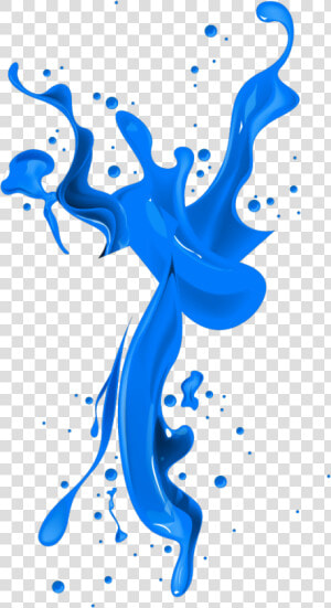  paint  splatter  splash  blue   Red Liquid Splash Paint  HD Png Download