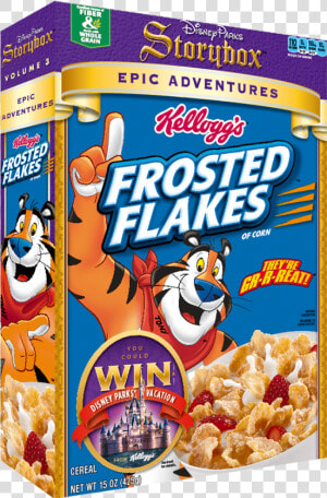 Kelloggs Frosted Flakes Cereals  HD Png Download