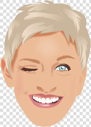 Ellen Degeneres Easy Drawing  HD Png Download