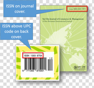 Issn On Front And Back Journal Covers   Graphic Design  HD Png Download